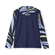 Load image into Gallery viewer, Camicia sportiva linea -Onde blu azzurre-
