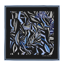 Carica l&#39;immagine nel visualizzatore di Gallery, Foulard artistici in seta dalla collezione-Le onde-

