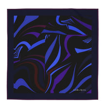 Carica l&#39;immagine nel visualizzatore di Gallery, Foulard in seta linea Le onde
