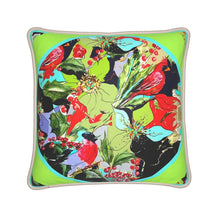 Load image into Gallery viewer, Elegante cuscino in seta linea I fiori
