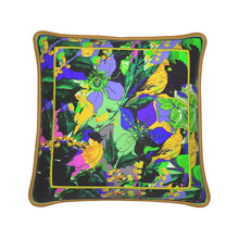 Carica l'immagine nel visualizzatore di Gallery, Cuscino in seta elegante linea I fiori
