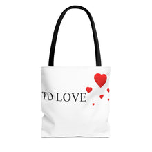 Load image into Gallery viewer, Graphic Tote Bag – "RED COLOR" Cosmetic Makeup Print
