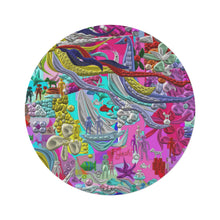 Load image into Gallery viewer, Tappeto rotondo linea-Vita sottomarina-
