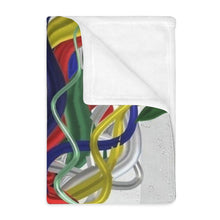 Load image into Gallery viewer, Coperta vellutata linea-IRIS-
