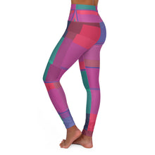 Carica l&#39;immagine nel visualizzatore di Gallery, Leggings linea-Arcani maggiori verde rosa-
