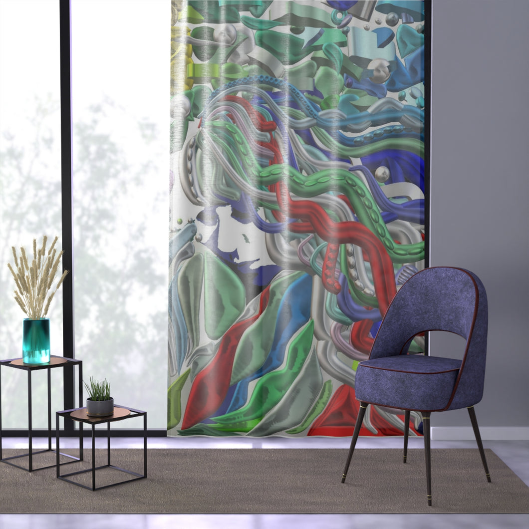 Tenda con stampa artistica linea-Mistery-