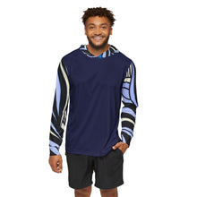 Load image into Gallery viewer, Camicia sportiva linea -Onde blu azzurre-
