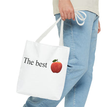Load image into Gallery viewer, Graphic Tote Bag – "RED COLOR" Cosmetic Makeup Print
