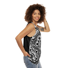Load image into Gallery viewer, Mandala Black &amp; White All-Over Print Tank Top
