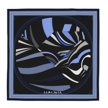 Carica l&#39;immagine nel visualizzatore di Gallery, Foulard di seta  linea Donna riflessi città
