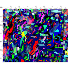 Carica l&#39;immagine nel visualizzatore di Gallery, Stoffa con stampa arte linea  Arte e colore
