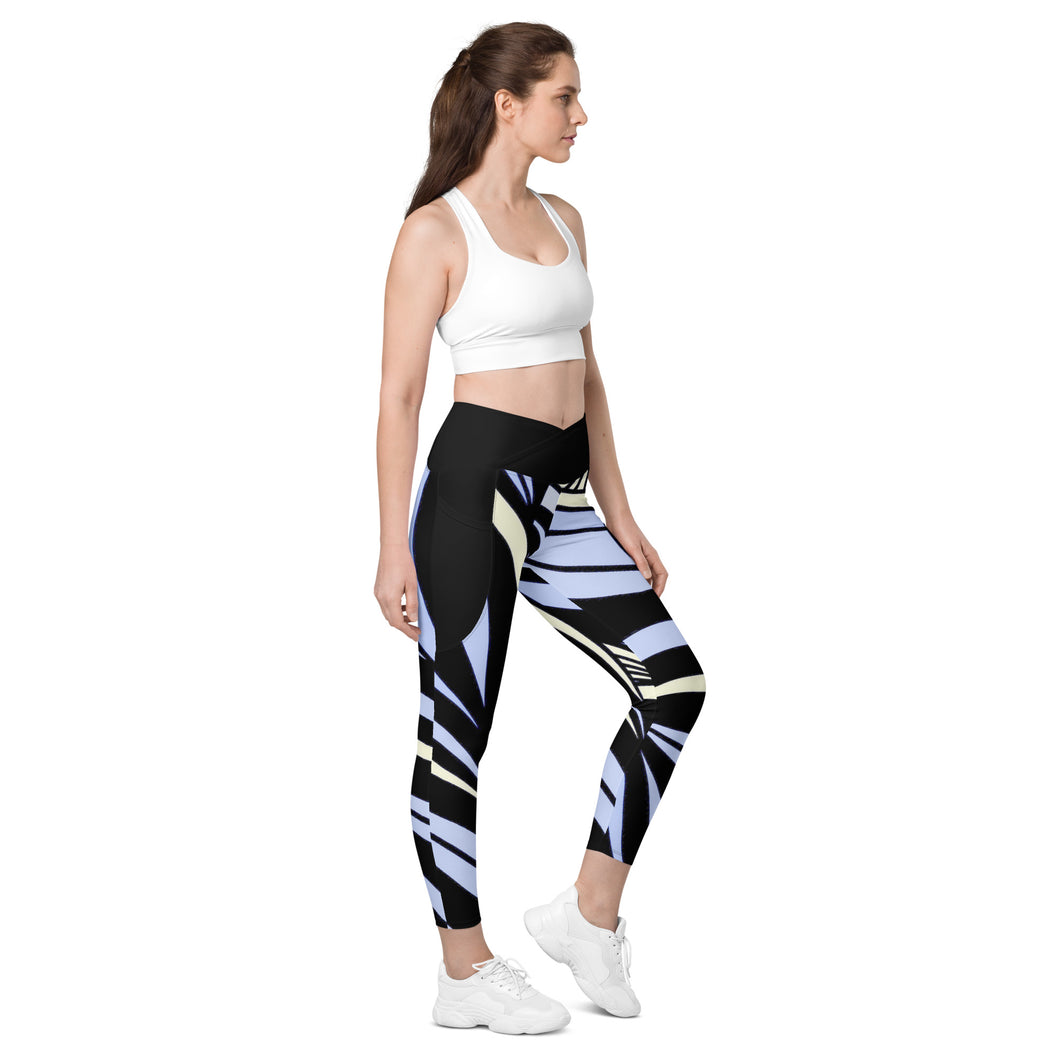 Crossover leggings with pockets Laila Lago & C. by I.A.