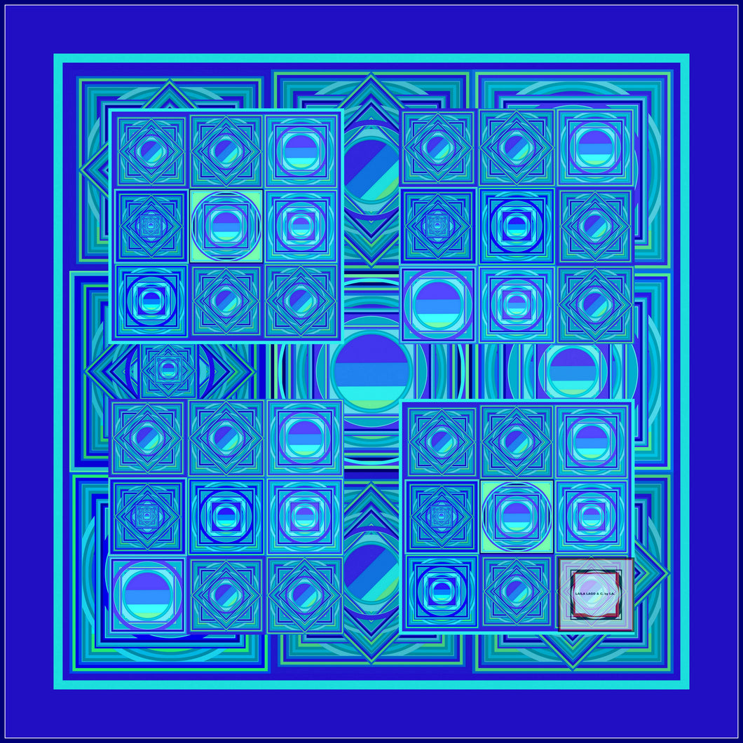 Foulard in seta linea Smeraldo