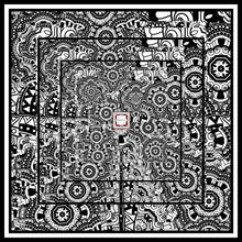 Carica l&#39;immagine nel visualizzatore di Gallery, Foulard linea Multi grafica
