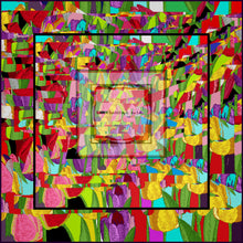 Carica l&#39;immagine nel visualizzatore di Gallery, Foulard in seta linea Tulips
