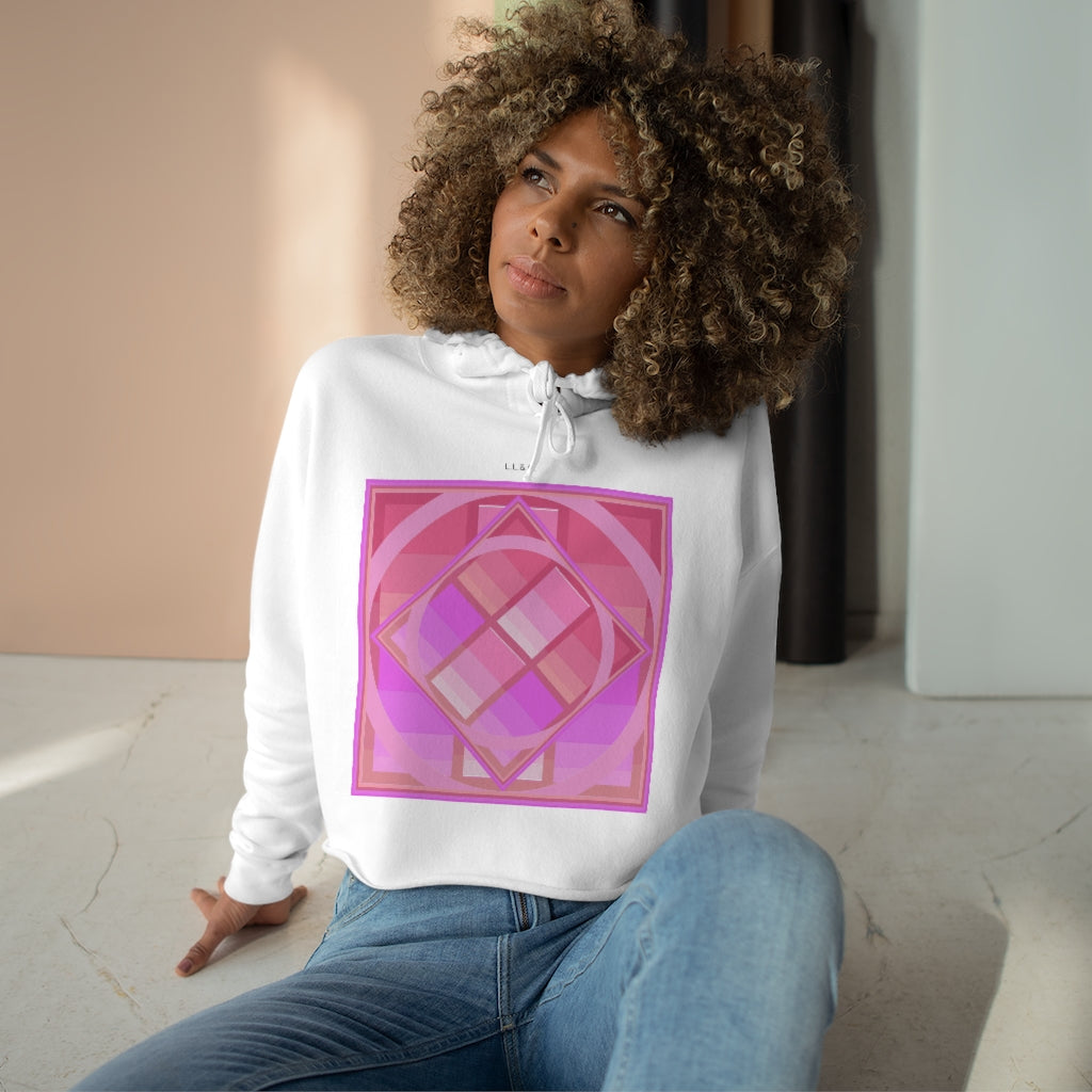 Hooded sweatshirt with print by the artist Laila Lago & C.by Iannilli Antonella