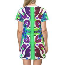 Load image into Gallery viewer, All Over Print T-Shirt Dress Laila Lago &amp; C. by Iannilli Antonella
