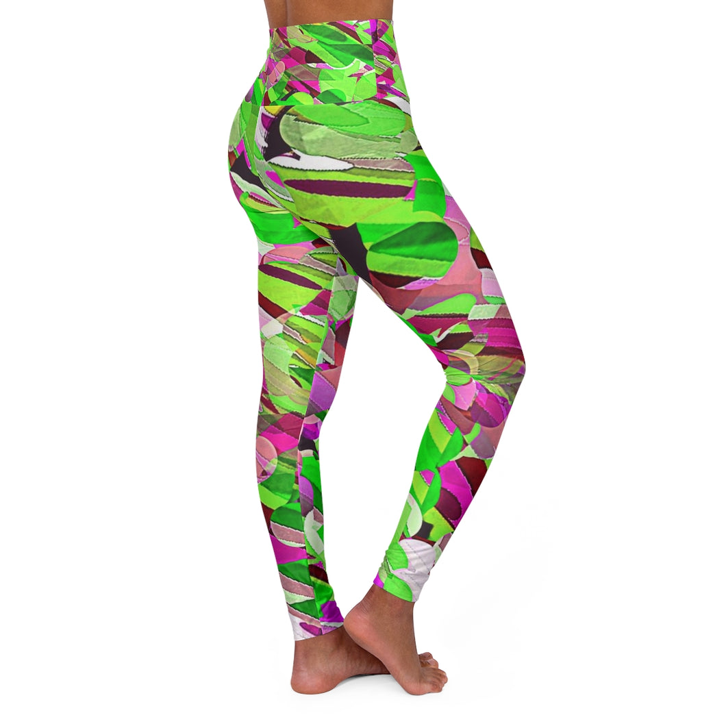 Leggings with Art Print Laila Lago & C. by Iannilli Antonella