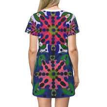 Load image into Gallery viewer, All Over Print T-Shirt Dress Laila Lago &amp; C. by Iannilli Antonella
