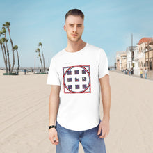 Carica l&#39;immagine nel visualizzatore di Gallery, Men&#39;s Jersey Curved Hem Tee Laila Lago &amp; C. by Iannilli Antonella
