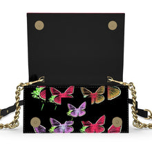 Load image into Gallery viewer, Borsa elegante in pelle linea Farfalle
