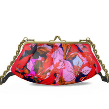 Load image into Gallery viewer, Elegante borsa in pelle linea I fiori
