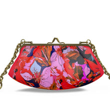 Load image into Gallery viewer, Elegante borsa in pelle linea I fiori
