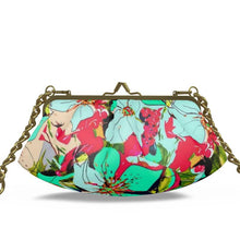 Load image into Gallery viewer, Elegante borsa in pelle linea I fiori
