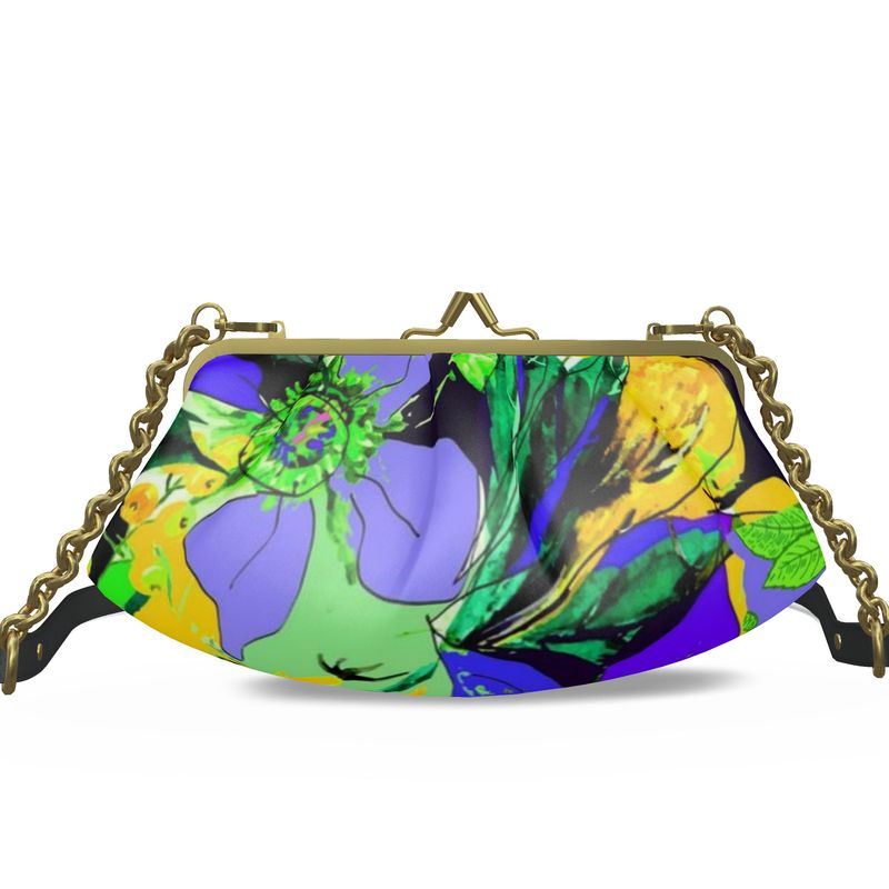 Borsa in pelle linea I fiori