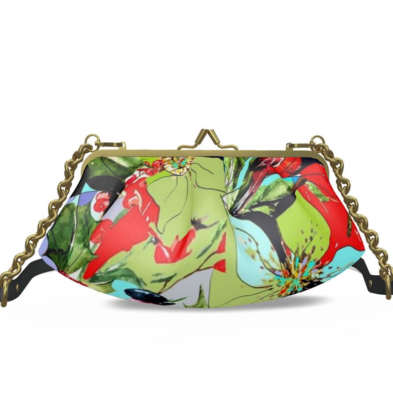 Borsa elegante in pelle linea I fiori