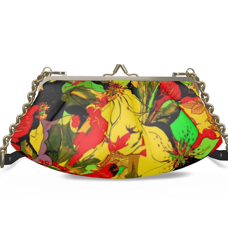 Borsa elegante in pelle linea I fiori