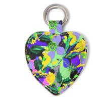 Carica l&#39;immagine nel visualizzatore di Gallery, Porta chiavi in pelle linea I fiori
