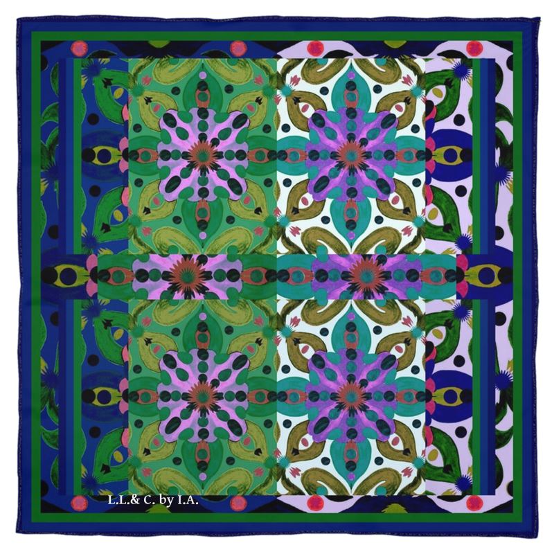 Foulard in seta linea Acquarelli