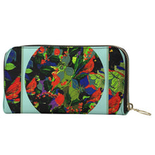 Load image into Gallery viewer, Portafoglio in pelle linea I fiori
