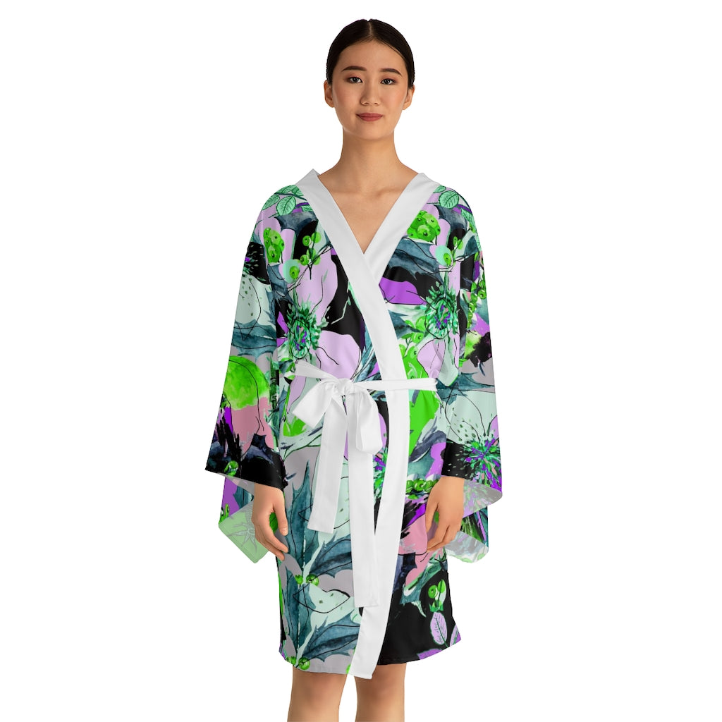 Long Sleeve Kimono Robe Laila Lago & C. by Iannilli Antonella