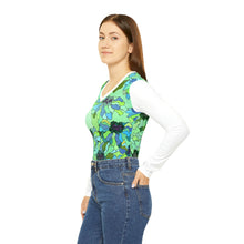 Load image into Gallery viewer, Women&#39;s Long Sleeve V-neck Shirt (AOP) Laila Lago &amp; C. by I.A.
