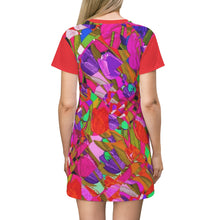 Carica l&#39;immagine nel visualizzatore di Gallery, All Over Print T-Shirt Dress  Laila Lago &amp; C. by Iannilli Antonella
