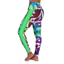Load image into Gallery viewer, High Waisted Yoga Leggings with Art Print Laila Lago &amp; C. by Iannilli Antonella
