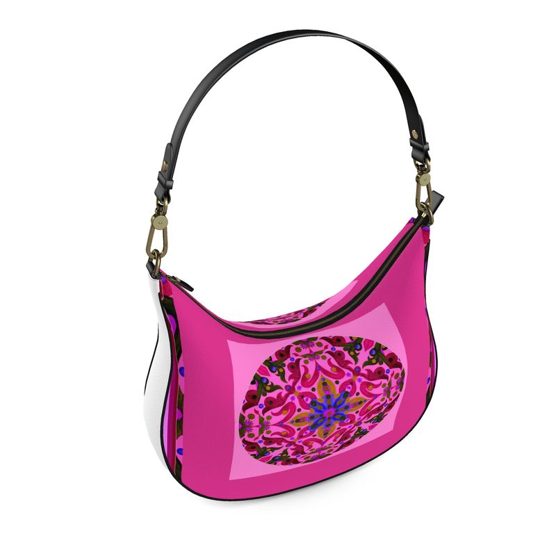 Borsa in pelle linea Acquarelli rosa