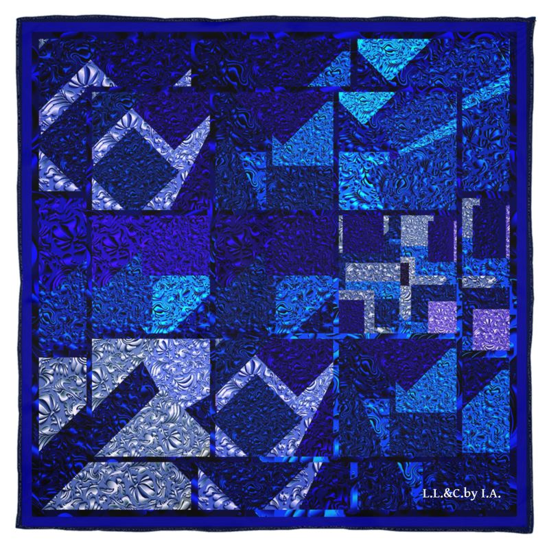 Foulard in seta linea Ricami