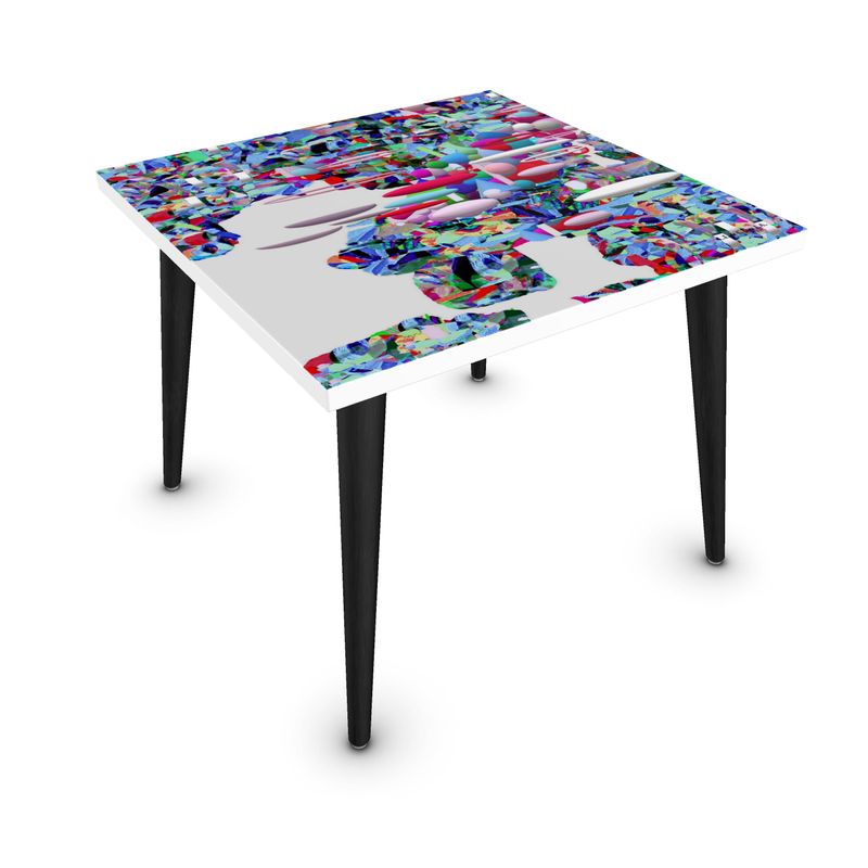 Tavolino linea Futura con stampa artistica