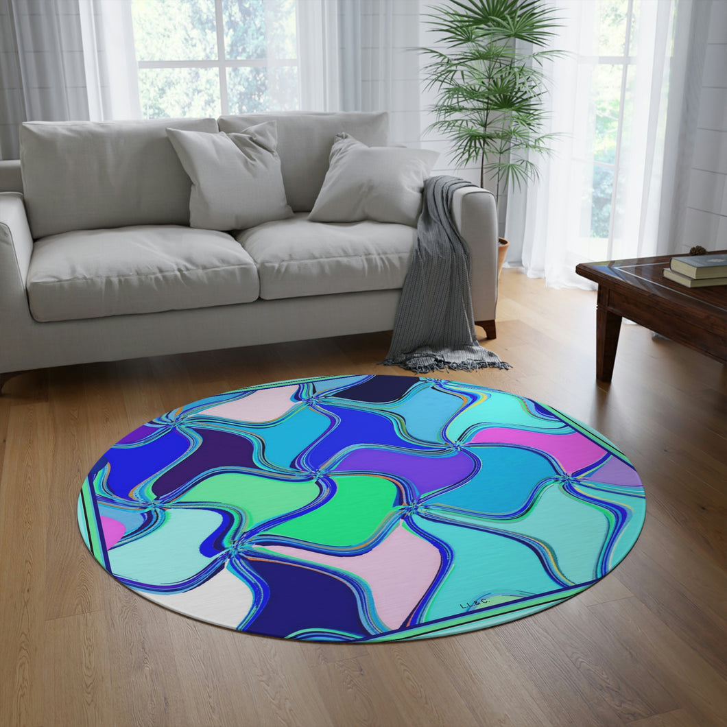 Round Rug Laila Lago & C. by I.A.