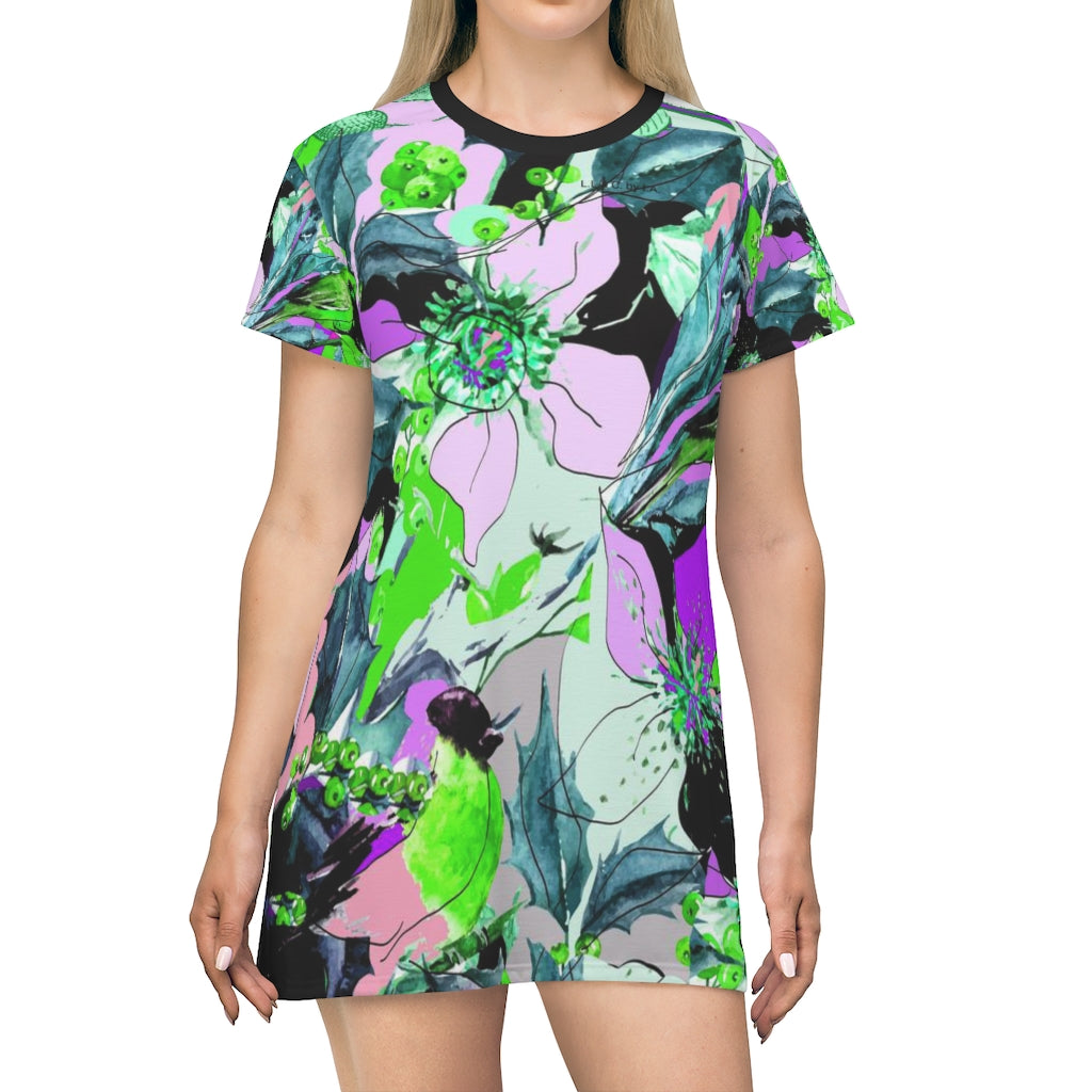 All Over Print T-Shirt Dress Laila Lago & C. by Iannilli Antonella