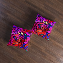Carica l&#39;immagine nel visualizzatore di Gallery, Tufted Floor Pillow, Square Laila Lago &amp; C. by Iannilli Antonella
