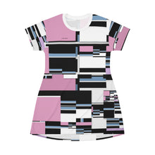 Carica l&#39;immagine nel visualizzatore di Gallery, All Over Print T-Shirt Dress Laila Lago &amp; C. by Iannilli Antonella
