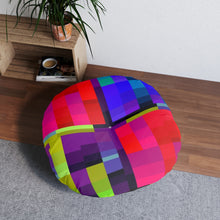 Carica l&#39;immagine nel visualizzatore di Gallery, Tufted Floor Pillow, Round Laila Lago &amp; C. by Iannilli Antonella
