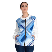 Carica l&#39;immagine nel visualizzatore di Gallery, Women’s Full-Zip Hoodie (AOP) Laila Lago &amp; C. by I.A.
