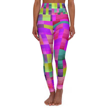 Load image into Gallery viewer, High Waisted Yoga Leggings with Art Print Laila Lago &amp; C. by Iannilli Antonella
