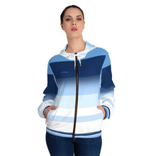 Carica l&#39;immagine nel visualizzatore di Gallery, Women’s Full-Zip Hoodie (AOP) Laila Lago &amp; C. by I.A.
