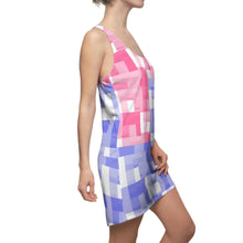 Load image into Gallery viewer, Dress with summer art print designed by Laila Lago &amp; C. by Iannilli Antonella
